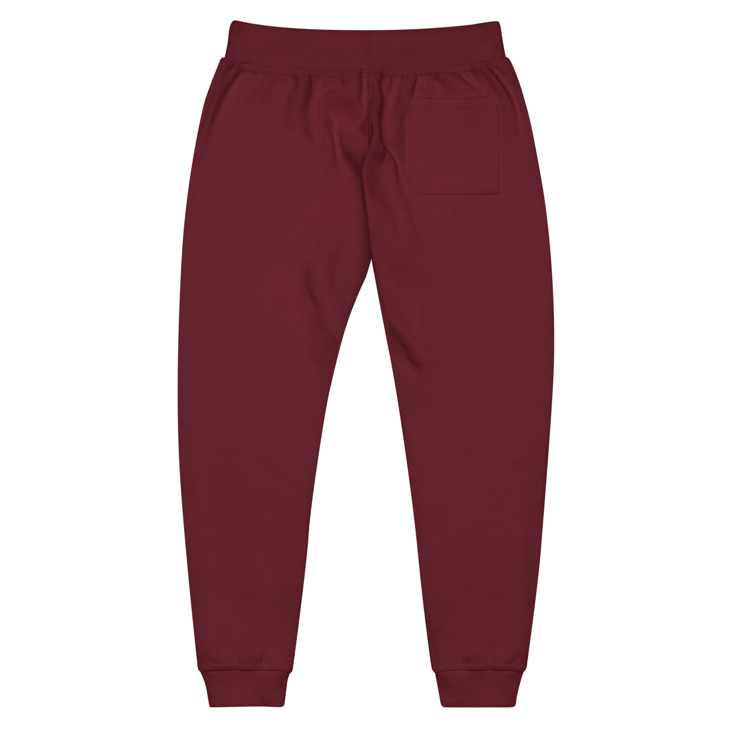 Sweatpants || White on Maroon