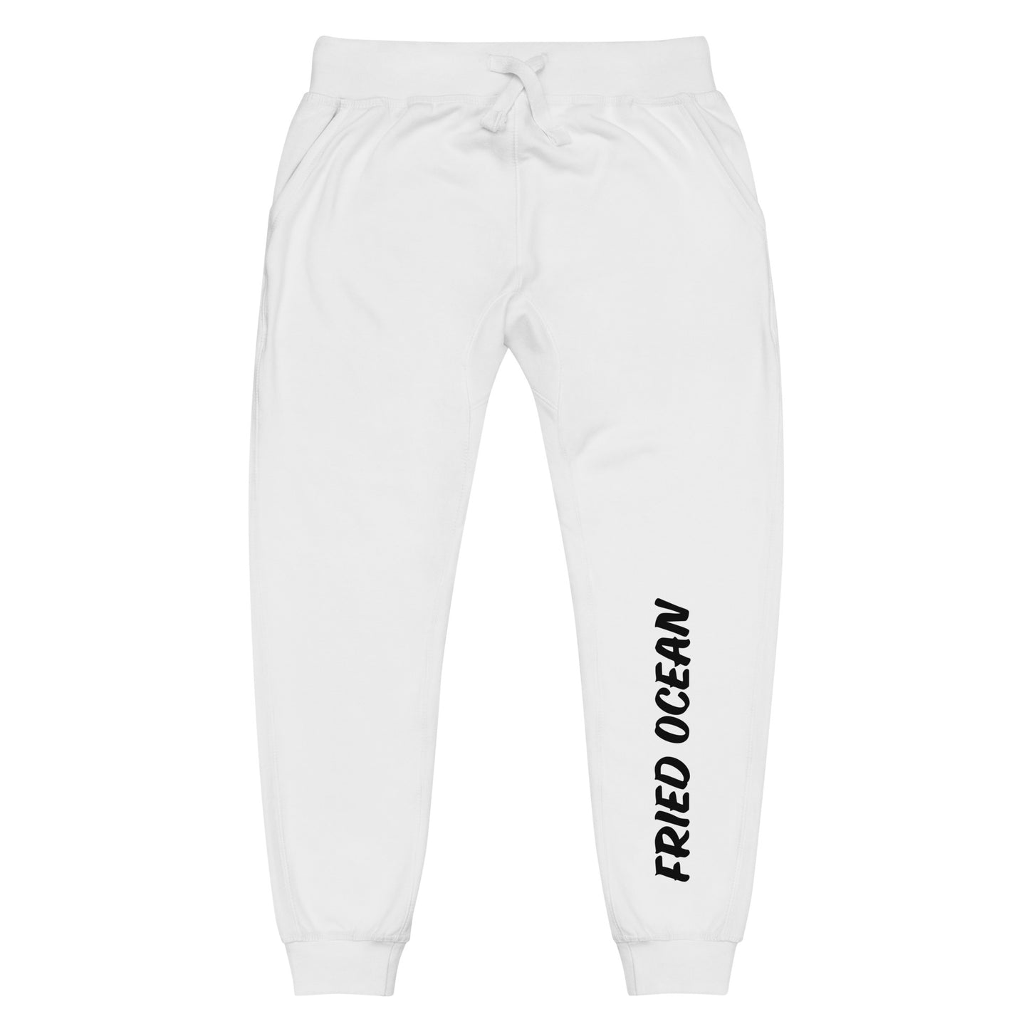 Sweatpants || Black on White