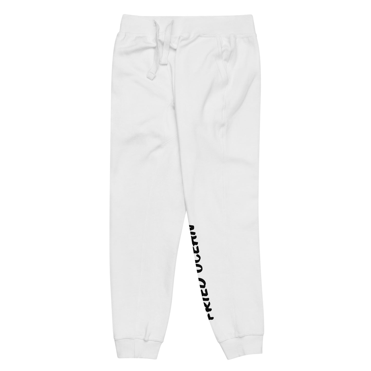 Sweatpants || Black on White