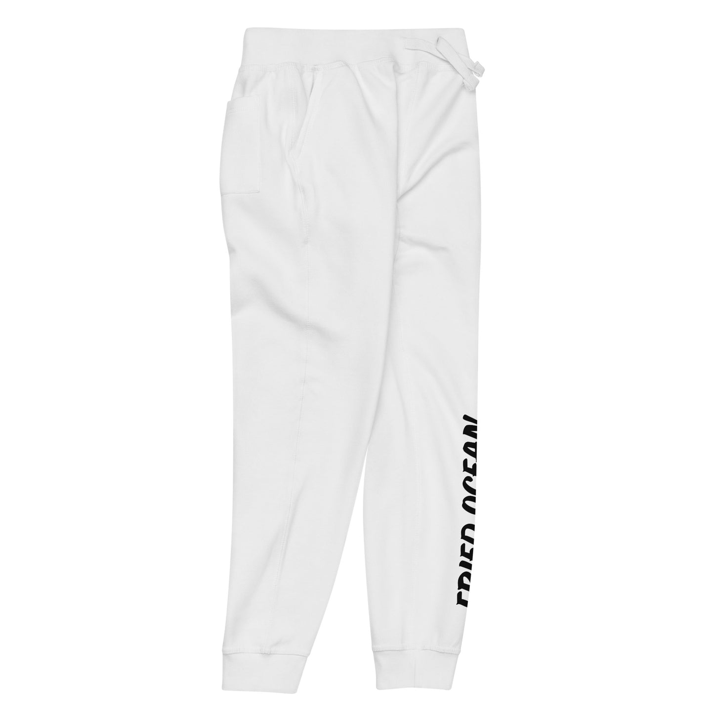 Sweatpants || Black on White