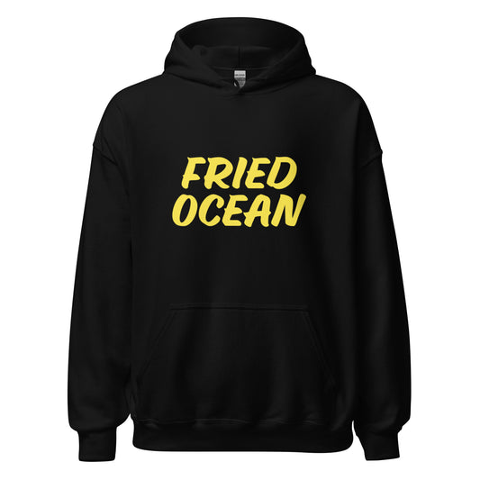 FRIED OCEAN Hoodie || Yellow on Black