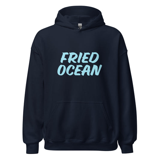 Hoodie || Blizzard Blue on Navy