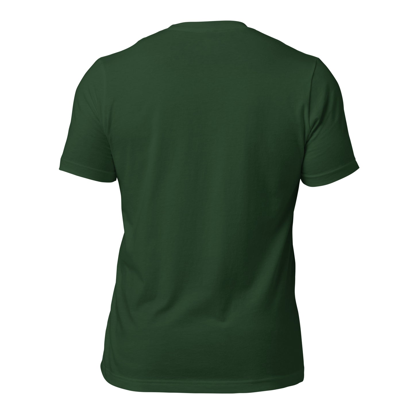 Tee || White on Forest Green