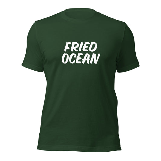 Tee || White on Forest Green